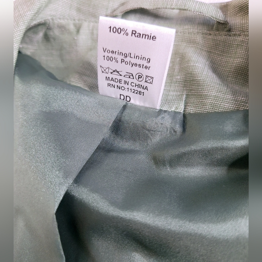 Ateliers Rare Toggery "Strictly Business" Quite Lux.,office,cotton,wideleg,suit - Picture 6 of 11